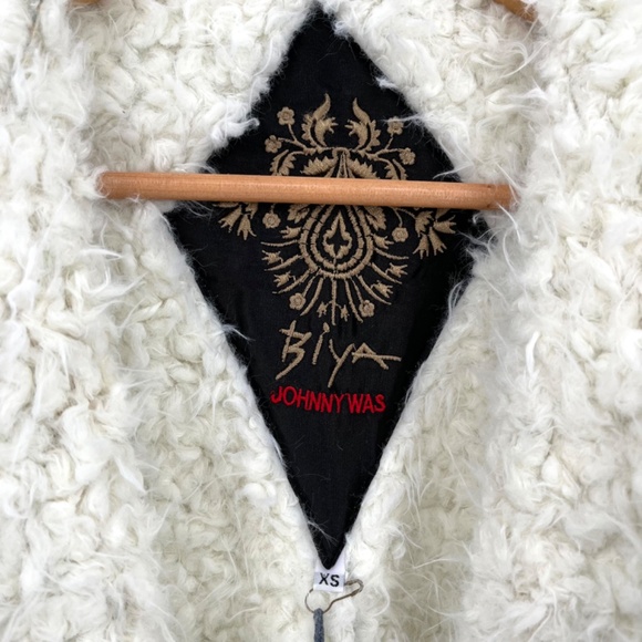 NWT Johnny Was Biya Multicolor Floral Drammen Suede Mid-Length Coat - Picture 4 of 14